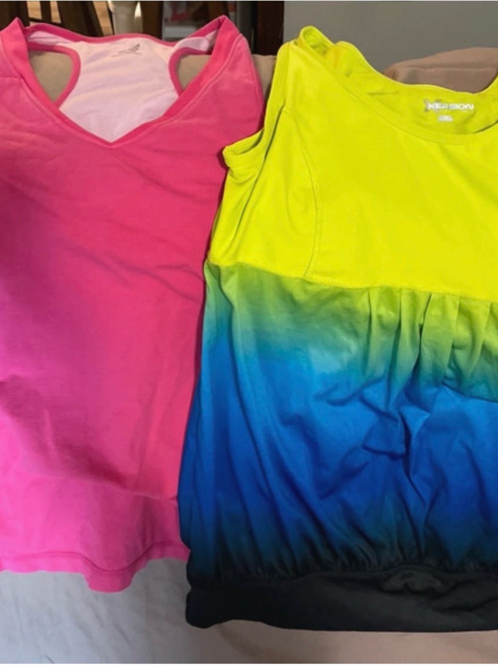 2 tank tops and a dress
